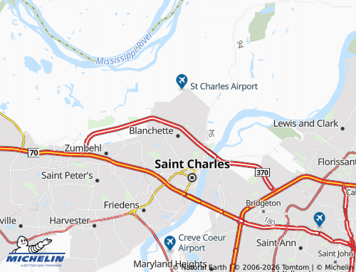 Mapa MICHELIN Blanchette - ViaMichelin