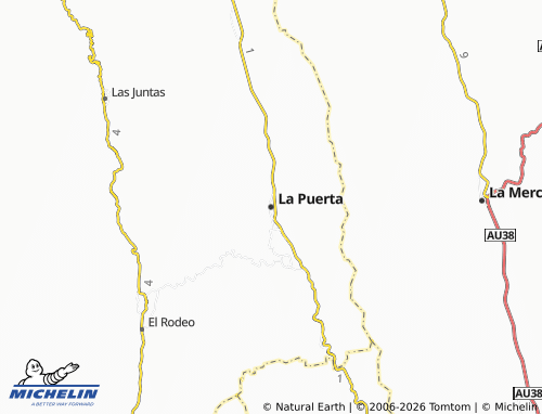 MICHELIN La Puerta map - ViaMichelin