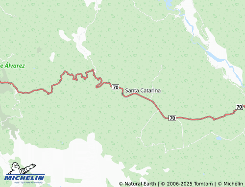 MICHELIN Santa Catarina map - ViaMichelin