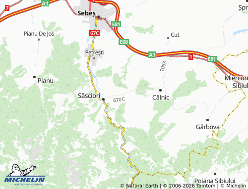 Mapa MICHELIN Dumbrava - ViaMichelin