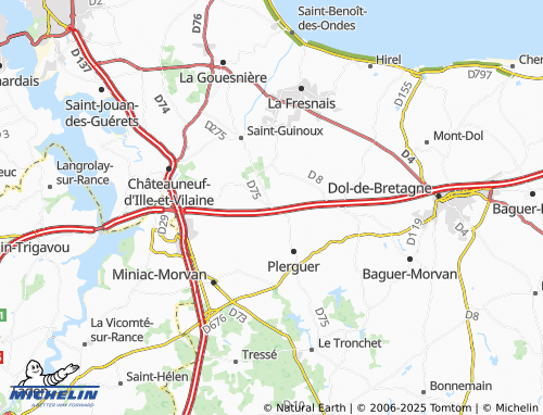 MICHELIN Mesnil-des-Aulnays map - ViaMichelin