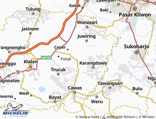 MICHELIN Sobayan map - ViaMichelin