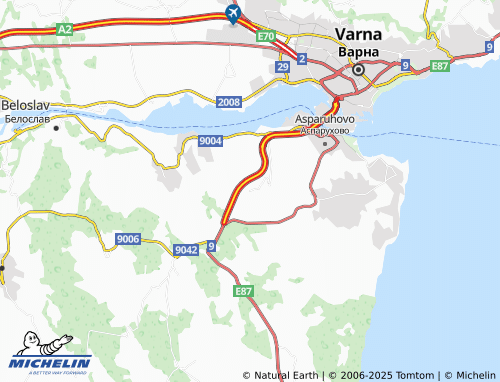MICHELIN Zvezditsa map - ViaMichelin