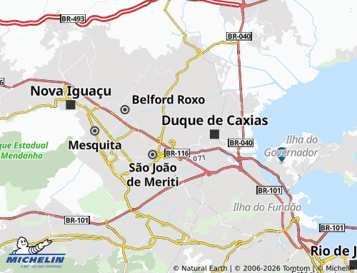 Mapa MICHELIN Parque Barreto - ViaMichelin