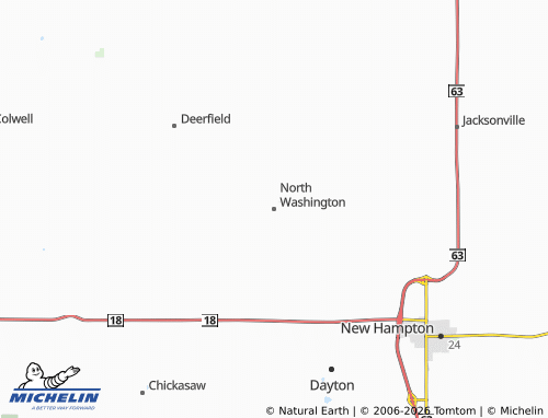 Kaart MICHELIN North Washington - ViaMichelin