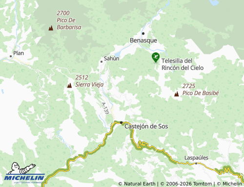MICHELIN Ramastué map - ViaMichelin