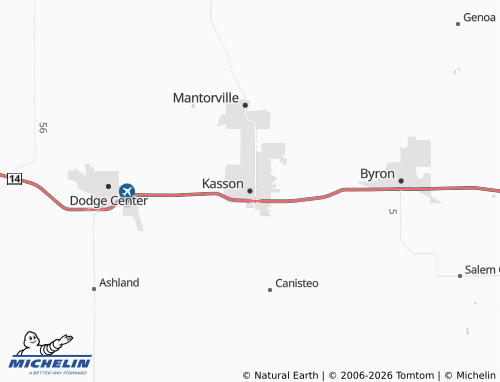 Mapa MICHELIN Kasson - ViaMichelin