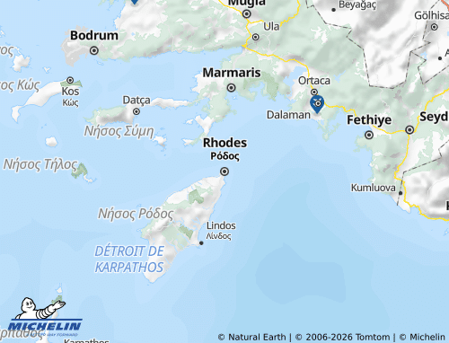 Carte MICHELIN Rodos - ViaMichelin