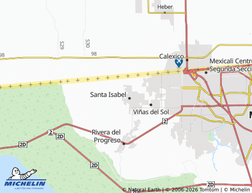 MICHELIN El Sauce map - ViaMichelin