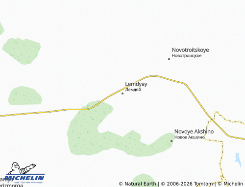 MICHELIN-Landkarte Lemdyay - ViaMichelin
