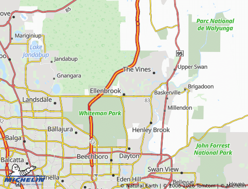 Mapa MICHELIN Ellenbrook - ViaMichelin