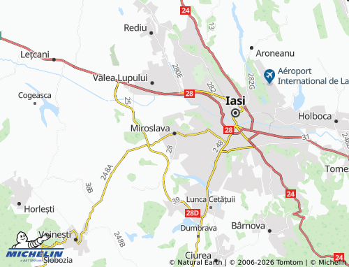 MICHELIN Miroslava map - ViaMichelin