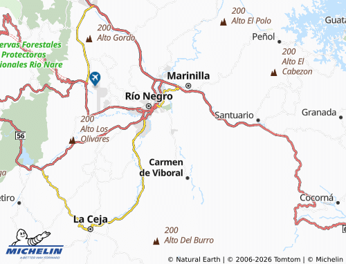 Mapa MICHELIN Las Garzonas - ViaMichelin