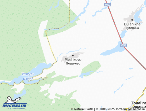MICHELIN Pleshkovo map - ViaMichelin