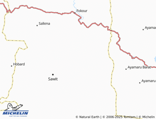 MICHELIN Wensoug map - ViaMichelin