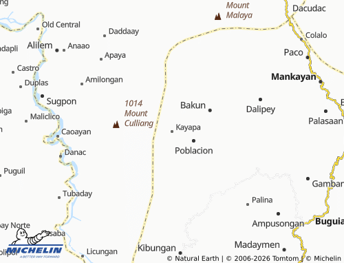 MICHELIN Kayapa map - ViaMichelin