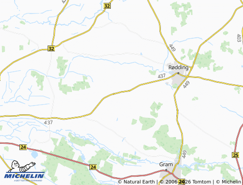 Mappa MICHELIN Sønder Hygum - ViaMichelin