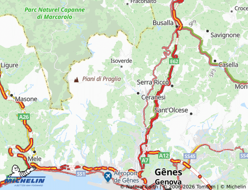 MICHELIN Gaiazza map - ViaMichelin