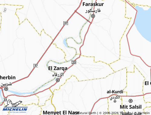 Mapa MICHELIN Daqhalah - ViaMichelin