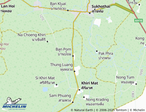 MICHELIN Ban Pom map - ViaMichelin