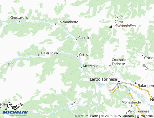 MICHELIN Vana map - ViaMichelin