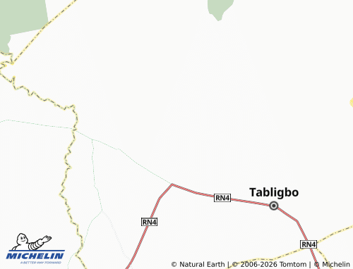 MICHELIN Kouve Gboli map - ViaMichelin