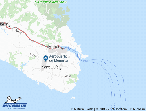 Mappa MICHELIN Es Castell - ViaMichelin
