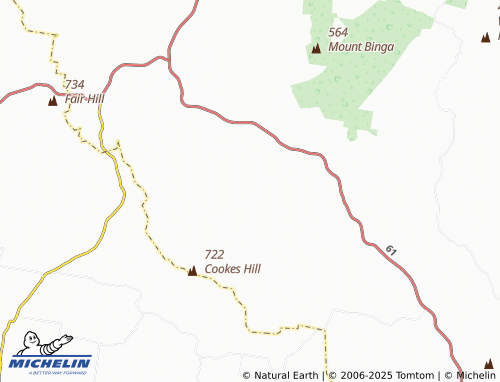MICHELIN Coalbank map - ViaMichelin
