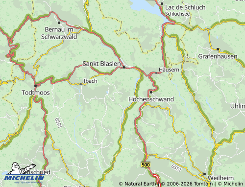 MICHELIN Urberg map - ViaMichelin