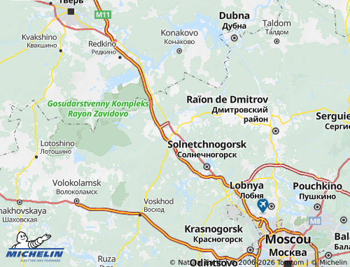 Mappa MICHELIN Klin - ViaMichelin