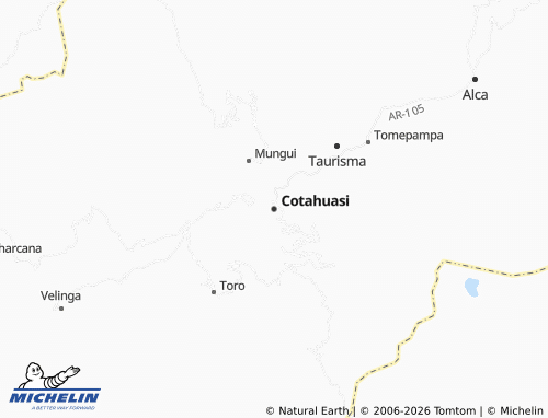 MICHELIN Cotahuasi map - ViaMichelin