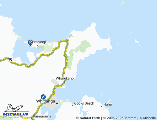 Mapa MICHELIN Waitaia Bay - ViaMichelin