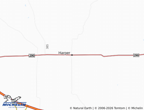 Mapa MICHELIN Harper - ViaMichelin
