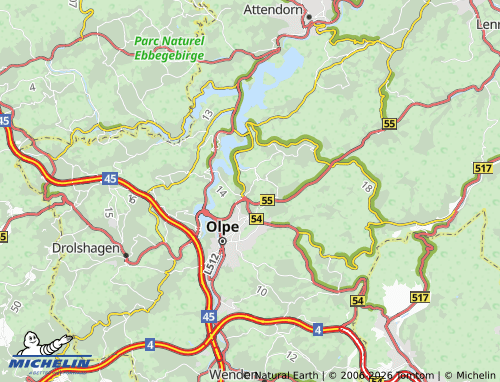 MICHELIN Rhode map - ViaMichelin
