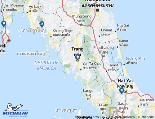 Kaart MICHELIN Changwat Trang - ViaMichelin