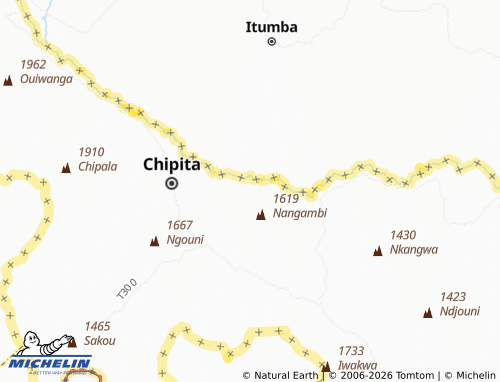MICHELIN Labani Navitengo map - ViaMichelin