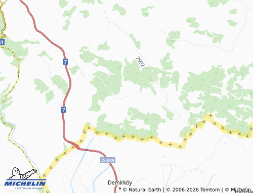 MICHELIN Valcha polyana map - ViaMichelin