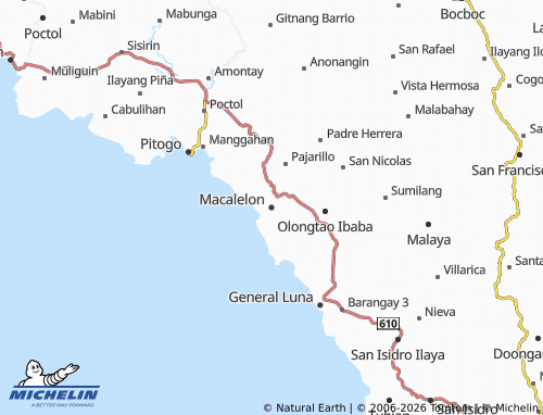 MICHELIN Macalelon map - ViaMichelin