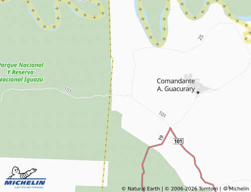 MICHELIN Cabure-í map - ViaMichelin