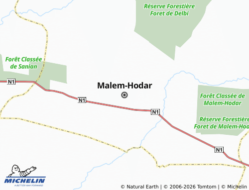 Mapa MICHELIN Malem-Hodar - ViaMichelin