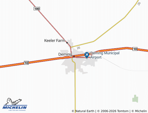 Mapa MICHELIN Deming - ViaMichelin