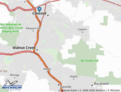 Mappa MICHELIN North Gate - ViaMichelin