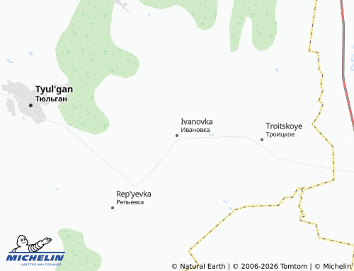 MICHELIN-Landkarte Ivanovka - ViaMichelin