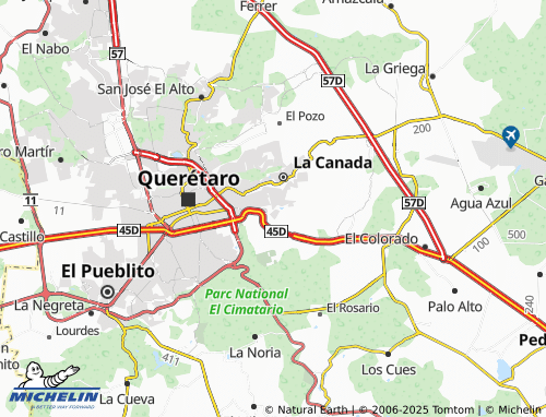 MICHELIN Residencial del Parque, Moras map - ViaMichelin