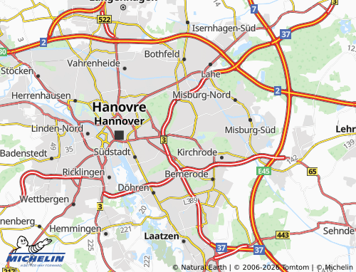 MICHELIN Kleefeld map - ViaMichelin