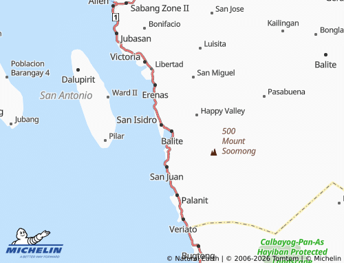 MICHELIN Balite map - ViaMichelin