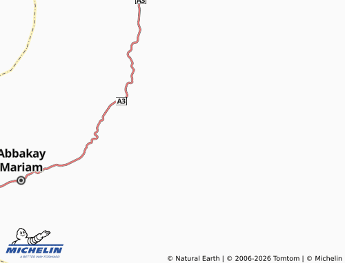MICHELIN Amergiya map - ViaMichelin