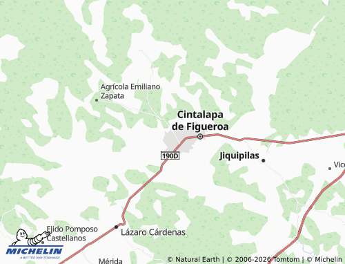 MICHELIN El Huapinol map - ViaMichelin
