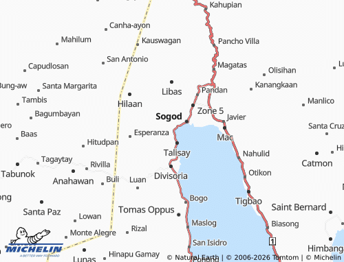 MICHELIN Bontoc map - ViaMichelin