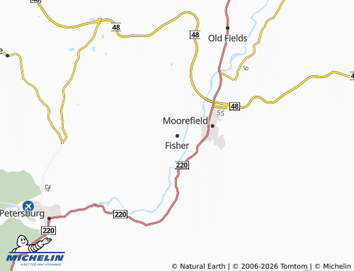 Carte MICHELIN Fisher - ViaMichelin
